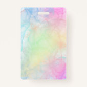 プロフェッショナルIDカードのインクの飛散 バッジ (裏面)