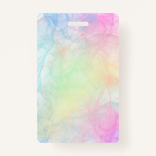 プロフェッショナルIDカードのインクの飛散 バッジ (裏面)