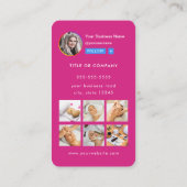 プロフェッショナルInstagram写真後を追Me Qrコード 名刺 (裏面)