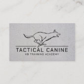 プロフェッショナルK9トレーニング 名刺 (正面)