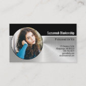 プロフェッショナルNannyサービスカスタムオーバルフォト 名刺 (正面)