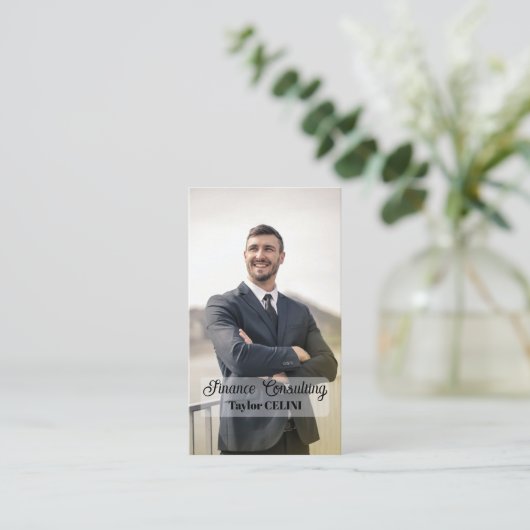 プロフェッショナルQRコードでネットワークを強化 名刺 (スタンド正面)