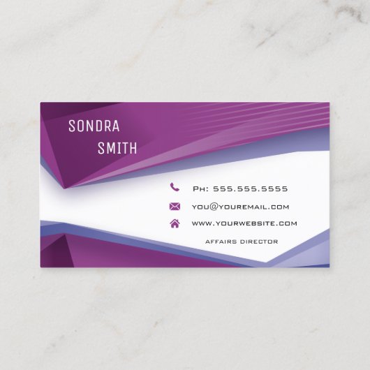 プロフェッショナルQRコードはっきりした梅の幾何学線 名刺 (裏面)