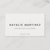 プロフェッショナルQRコードエレガントトレンディースクリプクールト 名刺 (正面)