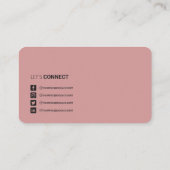 プロフェッショナルQRコードソーシャルメディアネットワークバジン 名刺 (裏面)