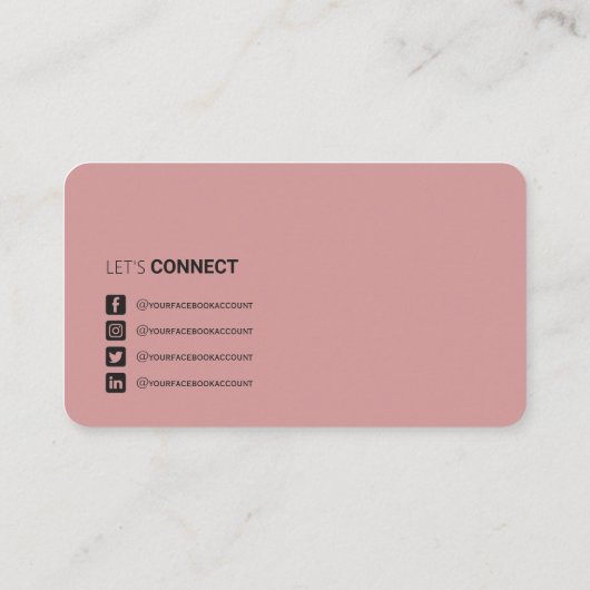 プロフェッショナルQRコードソーシャルメディアネットワークバジン 名刺 (裏面)