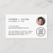 プロフェッショナルQRコードフォトロゴ 名刺 (正面)