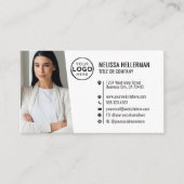 プロフェッショナルQRコードフォトロゴ 名刺 (正面)