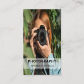 プロフェッショナルQRコードフルフォト名刺 名刺 (正面)