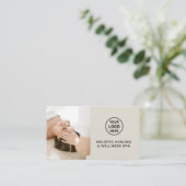 プロフェッショナルQRコードホリスティックセラピスト 名刺 (スタンド正面)