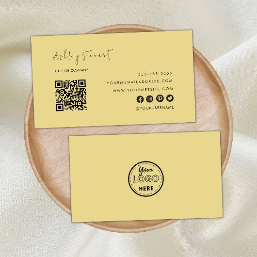 プロフェッショナルQrコードロゴモダントレンディーGroovy 名刺