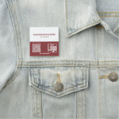 プロフェッショナルQRコードロゴ会社の専門知識 名札 (インサイチュ)