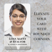 プロフェッショナルQRコードロゴ写真 名刺