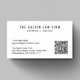 プロフェッショナルQRコード会社従業員 名刺