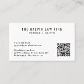 プロフェッショナルQRコード会社従業員 名刺 (正面)