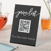 プロフェッショナルQRコード価格表 台座サイン (インサイチュ)