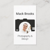 プロフェッショナルQRコード写真とデザイン 名刺 (正面)