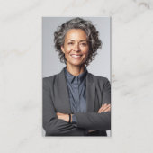 プロフェッショナルQRコード写真名刺 名刺 (正面)