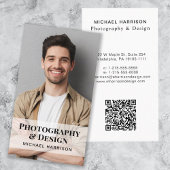 プロフェッショナルQRコード写真 名刺