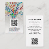 プロフェッショナルQRコード名刺 名刺 (正面/裏面)