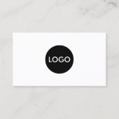 プロフェッショナルQRコード白黒名刺 名刺 (正面)