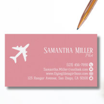 プロフェッショナルQRコード航空ピンクホワイトカスタム