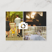 プロフェッショナルQRコード3フォトレイアウト写真 名刺 (正面)