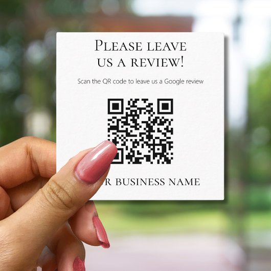 プロフェッショナルQRコードGoogleレビュー スクエア名刺