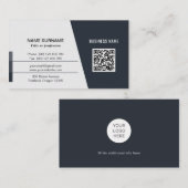 プロフェッショナルQRコ企業のードまたは個人  名刺 (正面/裏面)