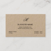 プロフェッネルヴィンテージドゥヴリエールクーチュリエール 名刺 (正面)