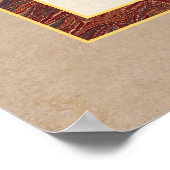 プロフエレガントクラシカルァイルの男性の顔フランスの ポスター (角)