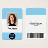 プロフパーソナライズされたァイル・カードのロゴ/写真ID (正面&裏面)