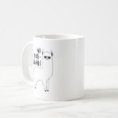 プロブラマ禁止 コーヒーマグカップ (正面左)
