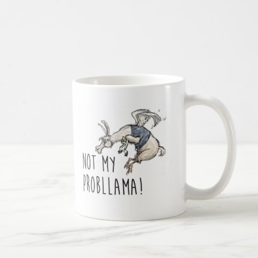 プロブレマじゃない Mug コーヒーマグカップ (右)