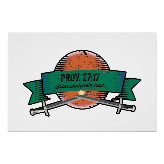 プロブ27:17鉄製研グランジ削 ポスター (正面)