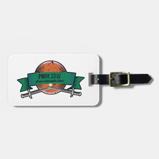 プロブ27:17鉄製研グランジ削 ラゲッジタグ (正面横)