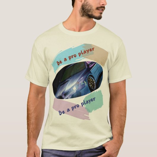 プロプレーヤーカーライダー – ザ誕生日シャンプ Tシャツ (正面)