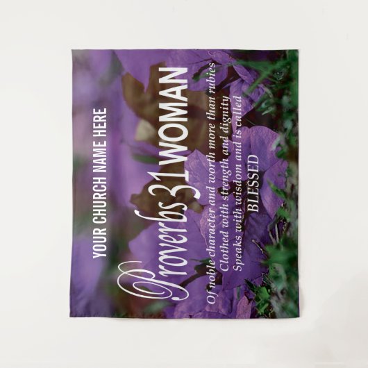 プロベルブス31の女性 キリスト教教会 タペストリー (正面)