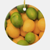 プロベンガル市場でのフルーツのクリスマスオーナメント セラミックオーナメント (裏面)