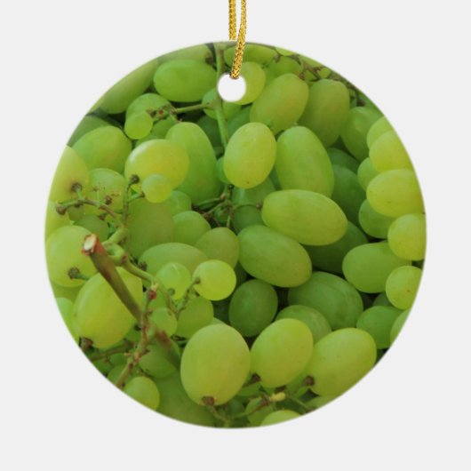 プロベンガル市場でのフルーツのクリスマスオーナメント セラミックオーナメント (正面)