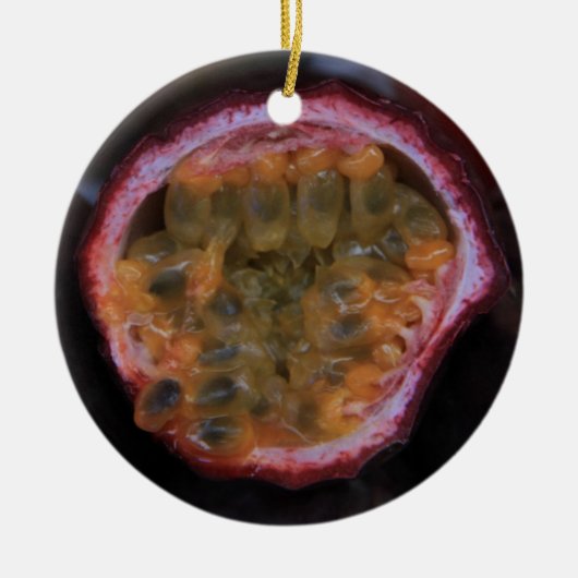 プロベンガル市場でのフルーツのクリスマスオーナメント セラミックオーナメント (正面)