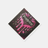 プロペテスの紙ナプキンス：信仰，フェム スタンダードカクテルナプキン (角)