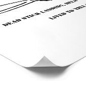 プロペラの折損ポスターの順序 ポスター (角)