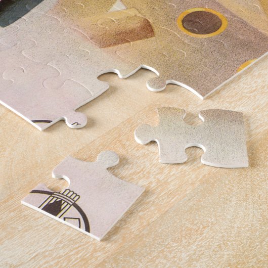 プロペラ付きの水上機によるヴィンテージ家族の休暇 ジグソーパズル (側面)