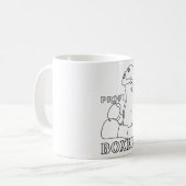 プロボクサー コーヒーマグカップ (正面左)