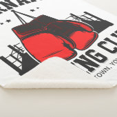 プロボクサーADD NAME赤い手袋ボクシングリングや輪トレーニング シェルパブランケット (3/4)