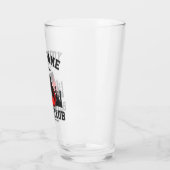 プロボクサーADD NAME赤い手袋ボクシングリングや輪トレーニング タンブラーグラス (左)