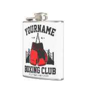 プロボクサーADD NAME赤い手袋ボクシングリングや輪トレーニング フラスク (左)