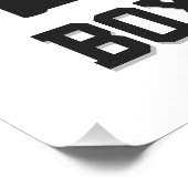 プロボクサーADD NAME赤い手袋ボクシングリングや輪トレーニング ポスター (コーナー)