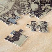 プロボクシング試合1787年(ペン、グラフ上のインクおよびw/c ジグソーパズル (側面)